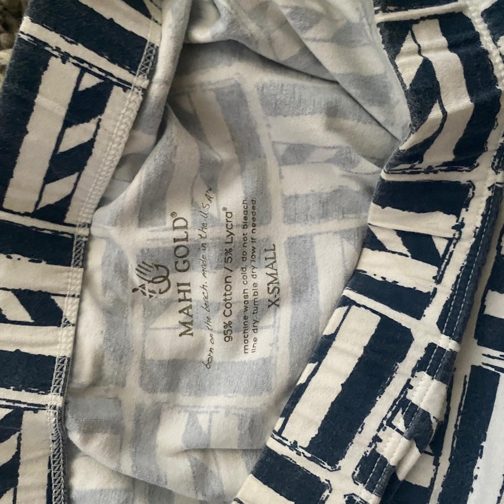 MAHI GOLD Black and White Pencil Skirt Knee-length Casual - Picture 3 of 3